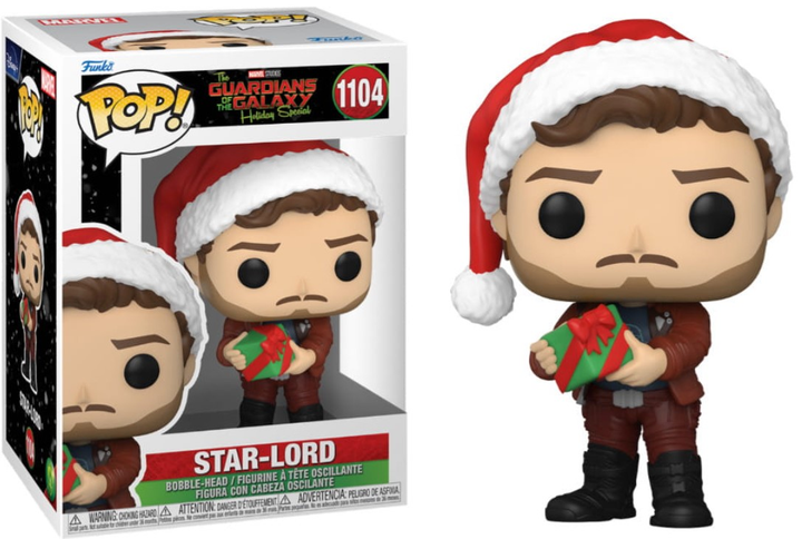 Фігурка Funko POP! Marvel The Guardians of the Galaxy Holiday Star-Lord 1104 (0889698643337) - зображення 2