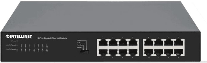 Przełącznik Intellinet 16-Port Gigabit Ethernet Switch (766623561815) - obraz 3