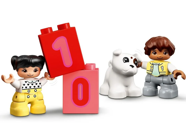 Конструктор LEGO DUPLO Поїзд із цифрами - вчимося рахувати 23 шт. деталей (10954) - зображення 3
