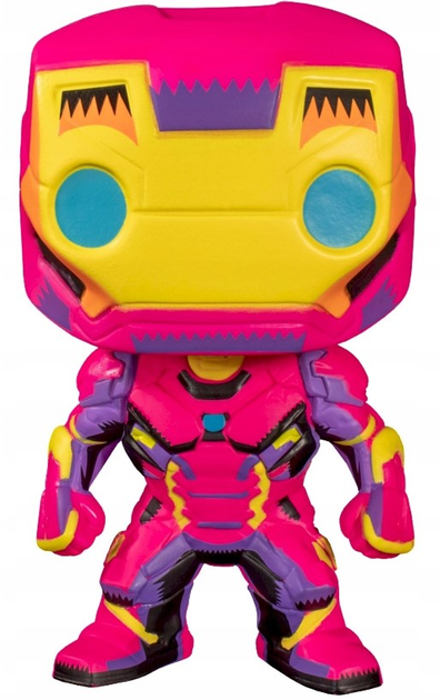 Figurka Funko POP! Marvel Black Light Iron Man 649 (0889698488464) - obraz 1