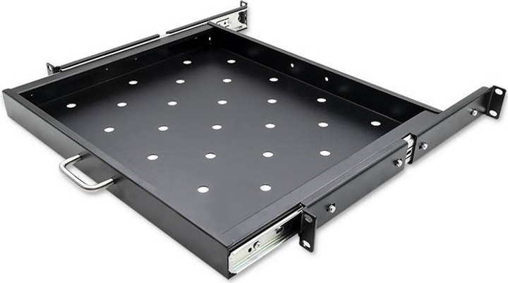 Полька з ручкою для шафи RACK Qoltec 600x600 висувна (5901878545097) - зображення 4