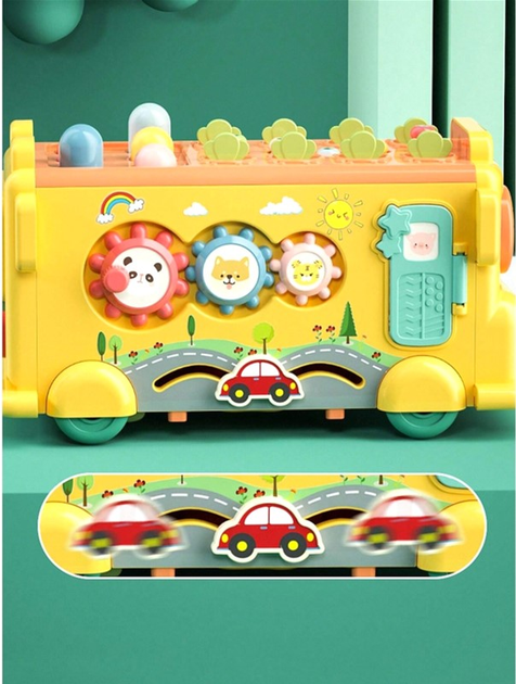 Розвиваюча іграшка Woopie 6 в 1 Інтерактивний автобус (5904326949713) - зображення 3