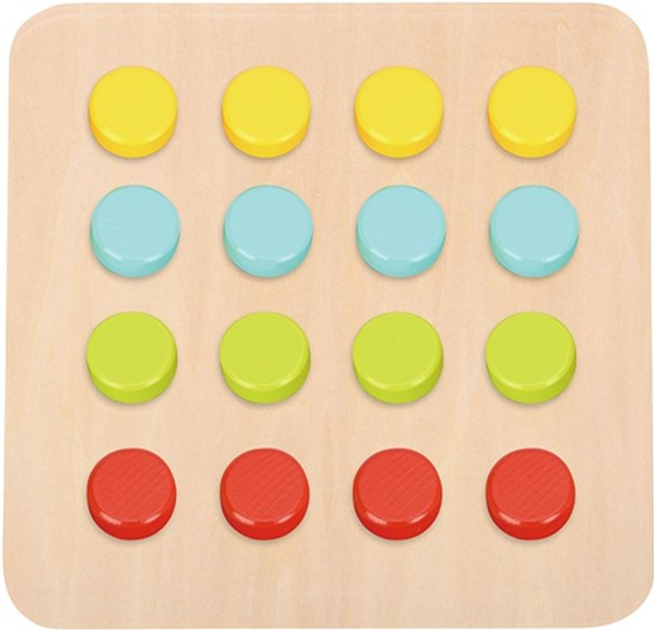 Zabawka edukacyjna Tooky Toys Zwierzęta Dopasuj Nauka kształtów kolorów plansze (6972633371267) - obraz 3