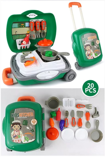 Zestaw kuchenny Woopie Kids Kitchen w walizce (5904326944664) - obraz 3