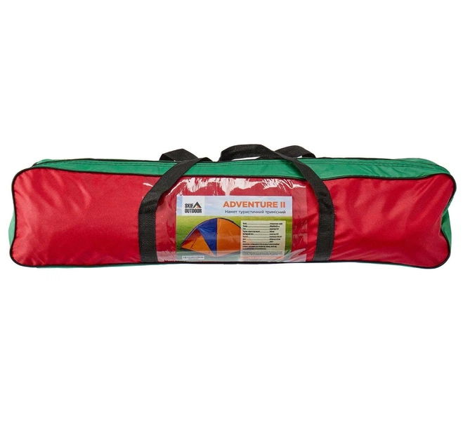 Туристическая палатка Skif Outdoor Adventure II Orange-Blue 200x200 cm - изображение 3