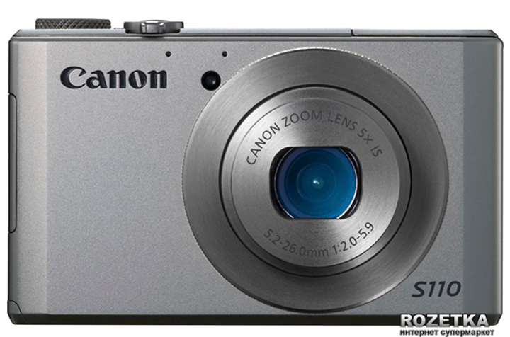 Фотоаппарат Canon PowerShot S110 Silver (6798B011) Официальная