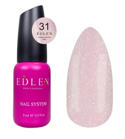 Гель Edlen Water Acrygel №31 Opal 9 мл - Фото 1 Гель Edlen Water Acrygel №31 Opal 9 мл - изображение 1