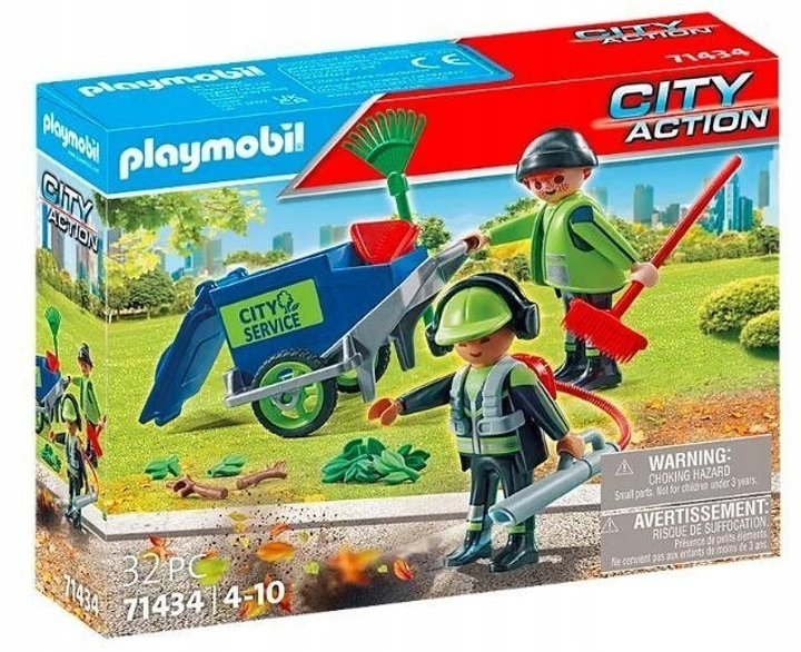 Набір іграшок Playmobil City Action Команда з прибирання міста (4008789714343) - зображення 1