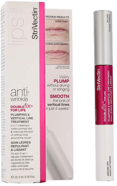 Гігієнічна помада StriVectin Double Fix for Lips Plumping & Vertical Line 5+5 мл (810907028102) - зображення 1