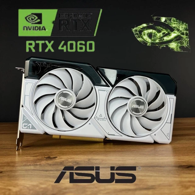 Дискретная видеокарта nVidia GeForce RTX 4060, 8 GB GDDR6, 128-bit