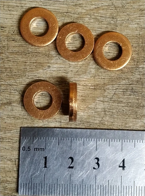 Кольцо форсунки ENGITECH ENT250134 (к-т из 5шт) OPEL 1.5-1.9