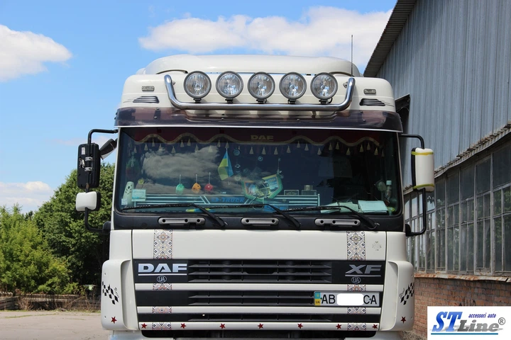 Дуга люстра на дах DAF XF95 4/5 фар 02-06 d60х1,6мм Такф ХФ95 ST7972 - зображення 5