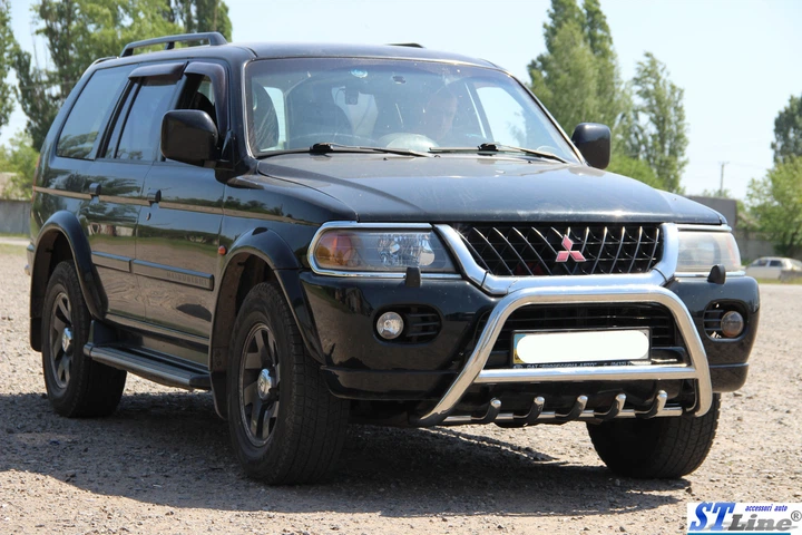 Кенгурятник захист переднього бампера на MITSUBISHI Pajero Sport 96-08 d51х1,6мм Митсубиси паджеро Спорт ST2491 - Фото 1 Кенгурятник захист переднього бампера на MITSUBISHI Pajero Sport 96-08 d51х1,6мм Митсубиси паджеро Спорт ST2491 - зображення 1