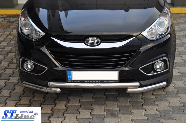Кенгурятник защита переднего бампера на Hyundai H100 98-06 d60х1,6мм Хендай Х100 ST13271 - изображение 2