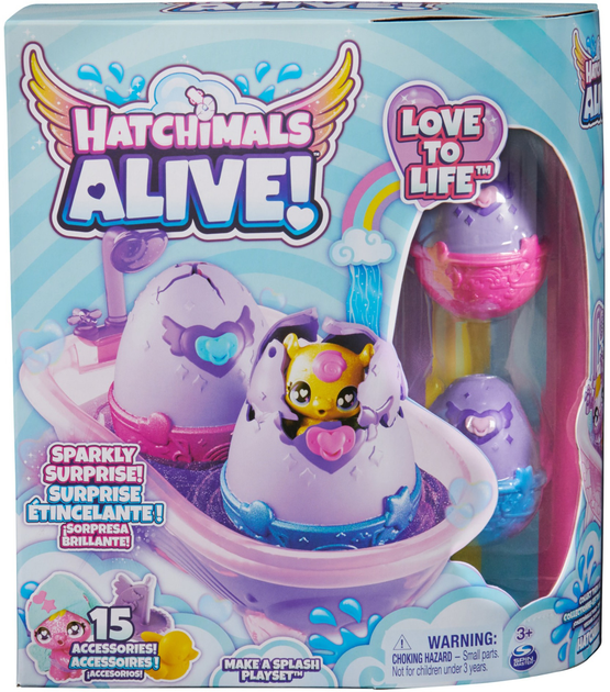 Ігровий набір Spin Master Hatchimals Alive with the splash (0778988499696) - зображення 1