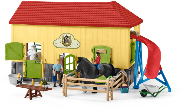 Ігровий набір Schleich Стайні для коней (4059433572697) - зображення 8
