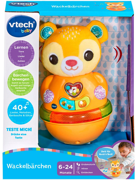 Плюшева іграшка Vtech для немовлят Плюшевий ведмедик (3417765676048) - зображення 1