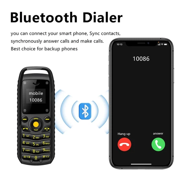 Міні мобільний телефон Miniphone SERVO B25 чорний - Фото 5 Міні мобільний телефон Miniphone SERVO B25 чорний - зображення 5