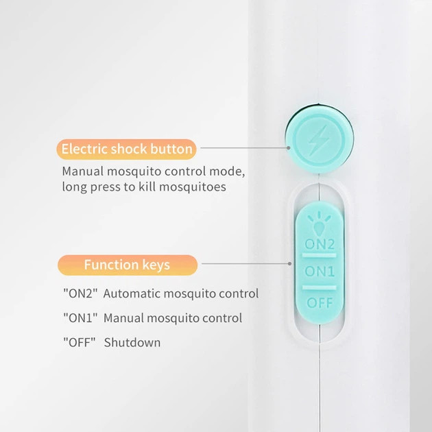 Лампа-ловушка от насекомых с ультрафиолетовой подсветкой Rechargeable WD-989 аккумулятор 1200mAh - изображение 6