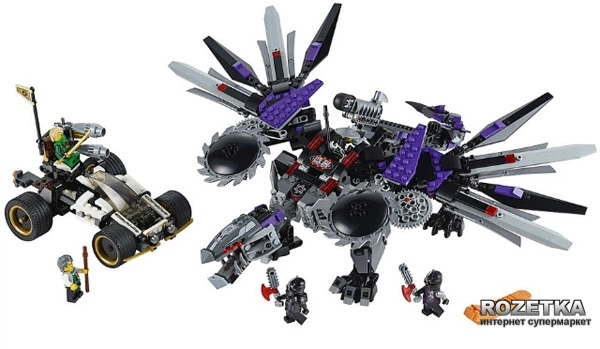 Конструктор LEGO NINJAGO Дракон-ниндроид (70725) – игрушки с