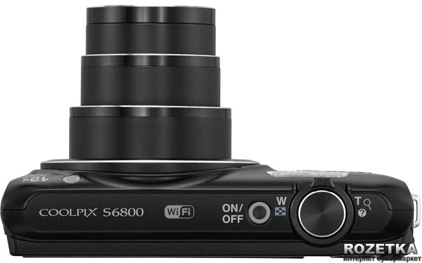 Фотоаппарат Nikon Coolpix S6800 Black (VNA520E1) купить на ROZETKA