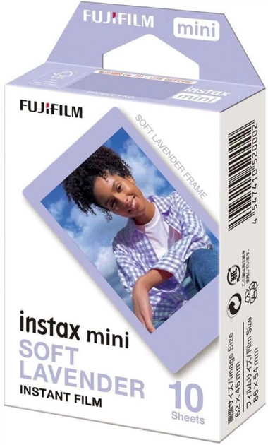 Фотобумага Fujifilm INSTAX MINI Soft Lavender INSTANT FILM картридж для Instax mini 8, 9, 11, 12, 90, 99, 40, 41, 50, 70, 25S, EVO, liplay, Polaroid 300, SHARE SP-1, SP-2, link (54х86мм 10шт) - Фото 5 Фотобумага Fujifilm INSTAX MINI Soft Lavender INSTANT FILM картридж для Instax mini 8, 9, 11, 12, 90, 99, 40, 41, 50, 70, 25S, EVO, liplay, Polaroid 300, SHARE SP-1, SP-2, link (54х86мм 10шт) - изображение 5