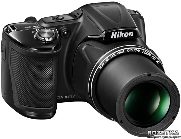 Фотоаппарат Nikon Coolpix L830 Black (VNA600E1) + карта памяти