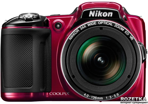 元箱付き Nikon ニコン COOLPIX L830 デジタル Фотоаппарат Nikon Coolpix L830 Red купить на ROZETKA | Отличная