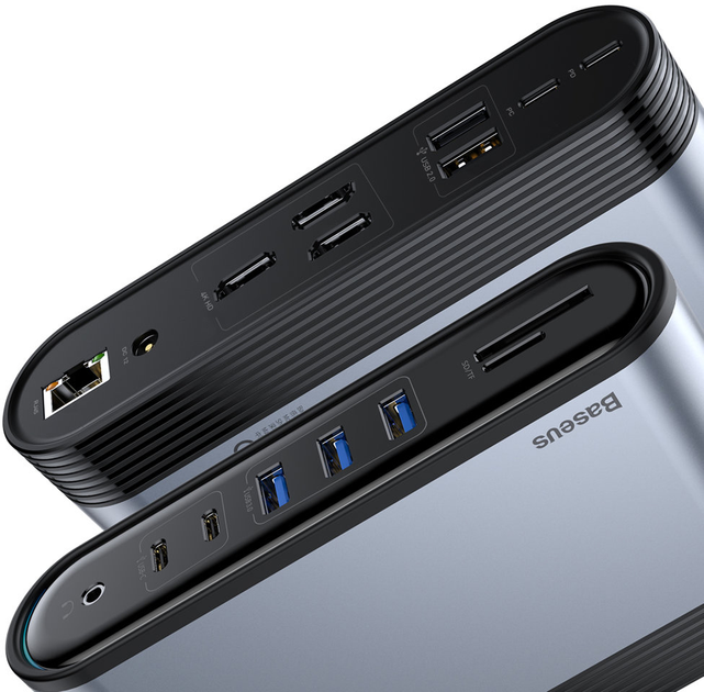 Stacja dokująca Baseus USB 3.1 Type-C 17 w 1 (CAHUB-DG0G) - obraz 5
