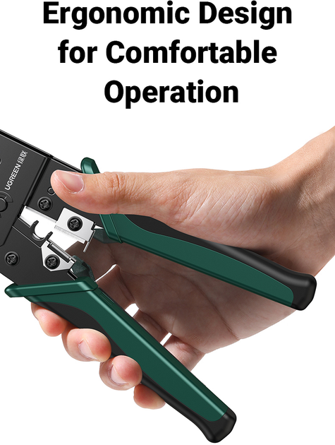 Обтискні кліщі Ugreen NW136 Multifunctional Clamp Green (6957303876839) - зображення 8