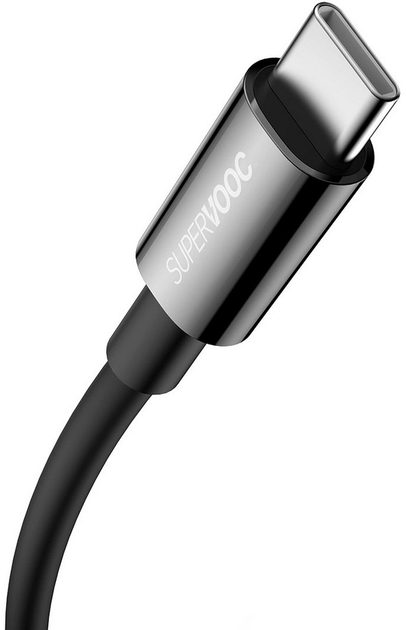 Кабель Baseus Superior Series Fast Charging Data Cable USB to Type-C 65W Supervooc 1 м Black (CAYS000901) - зображення 2