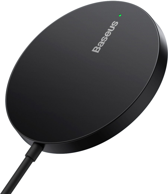 Bezprzewodowa ładowarka Baseus Simple Mini3 Magnetic Wireless Charger 15W Czarna (CCJJ040001) - obraz 2