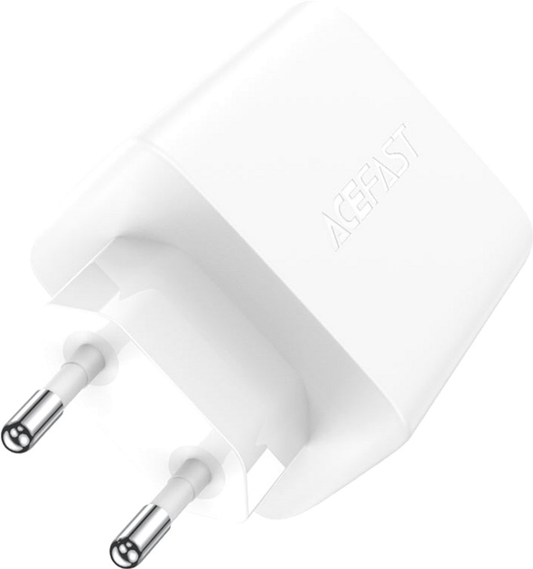 Мережевий зарядний пристрій Acefast A41 PD65W GaN (2xUSB-C+USB-A) Charger White - зображення 2