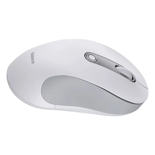 Мышь беспроводная Baseus F02 Ergonomic (without Battery) (B01055505) Moon White - изображение 6