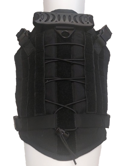 Нейлоновый тактический жилет для собак с ручкой Derby Tactical Dog Harness Vest with Handle XL Черный - изображение 6