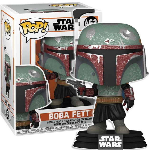 Фігурка Funko POP! Star Wars Mandalorian Boba Fett 462 (0889698545242) - зображення 2