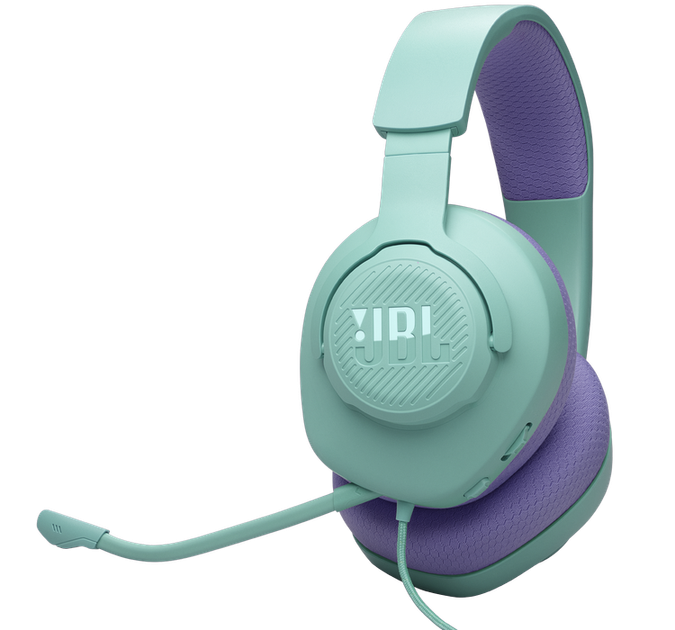 Игровая гарнитура JBL Quantum 100M2 Cyan (JBLQTUM100M2CYN) - изображение 3