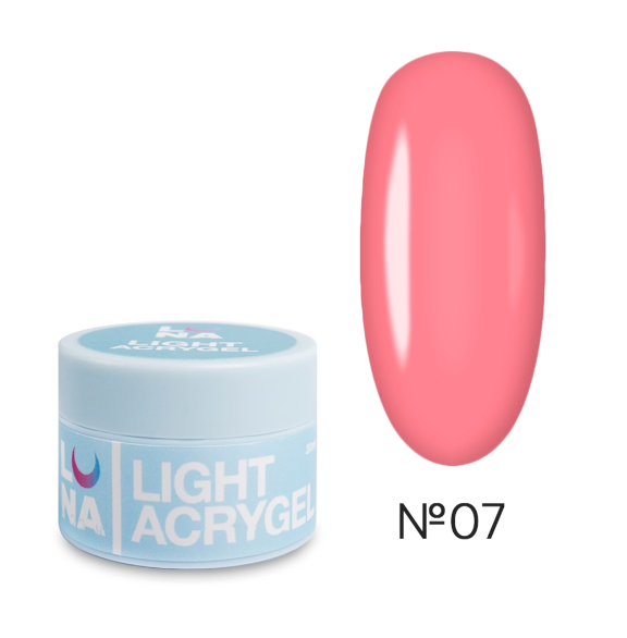 Рідкий гель Luna Light Acrygel №7 30 мл - Фото 1 Рідкий гель Luna Light Acrygel №7 30 мл - зображення 1