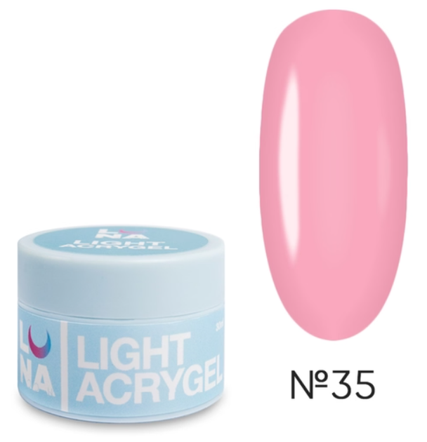 Рідкий гель Luna Light Acrygel №35 30 мл - Фото 1 Рідкий гель Luna Light Acrygel №35 30 мл - зображення 1