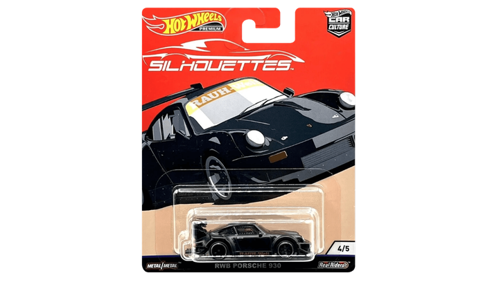 ホットウィール　Silhouettes RWB Porsche 930 Машинка Premium Hot Wheels RWB Porsche 930 Silhouettes 1:64