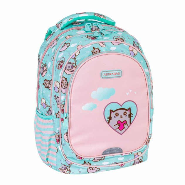 Plecak Astrabag AB300 Kitty's World dwukomorowy (5901137223933) - obraz 1