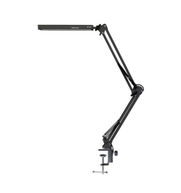Лампа настольная MAXUS Desk Lamp 10W 3CCT Metal CLIP BL - изображение 2