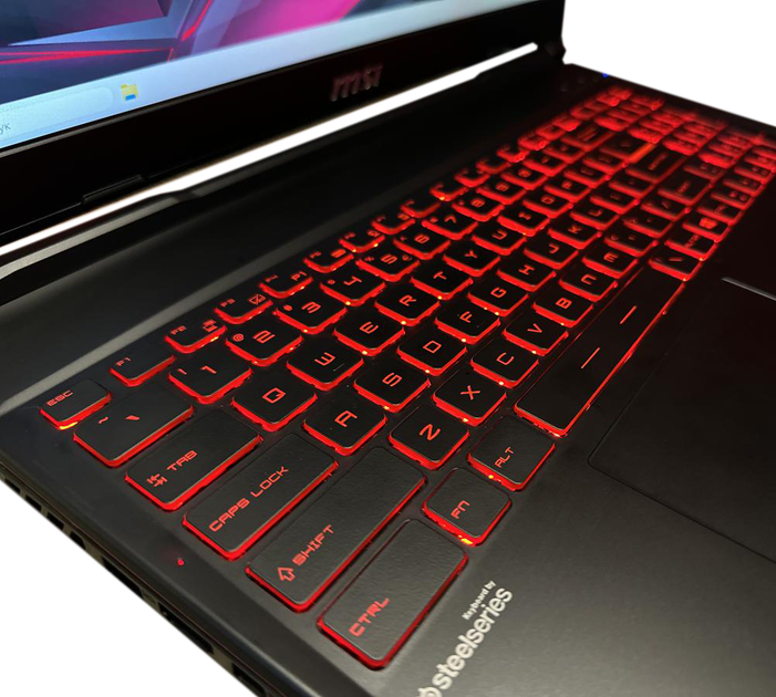 Ноутбук MSI MS-16P7 i7-8750H 16Gb 256Gb SSD Nvidia GTX1660Ti Б/В - зображення 5
