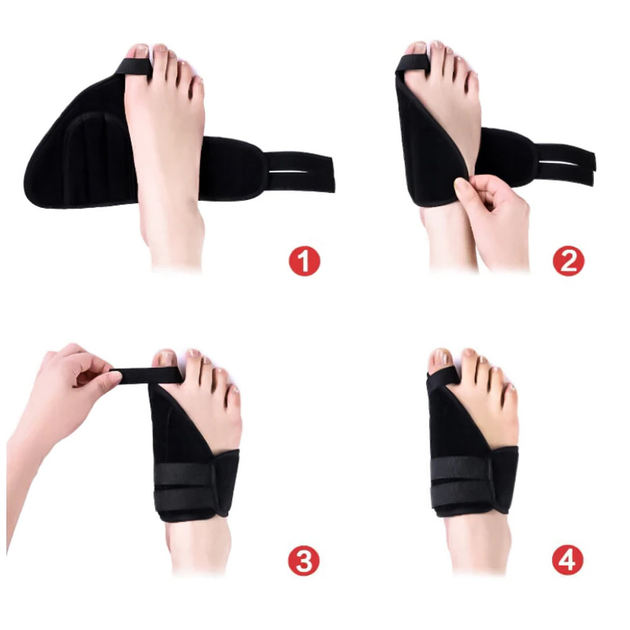 Магнитная вальгусная шина RELAX FOOT (Magnet Fix) Магнитный корректор стопы, при деформации пальца стопы 2 шт (005h) - изображение 10