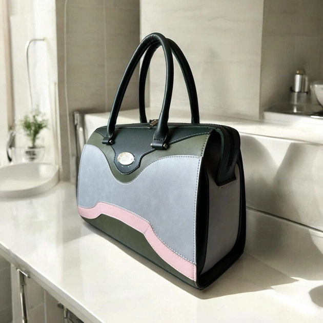 Сумка каркасна жіноча з екошкіри Betty Pretty різнобарвна 81234372043587694178 - Фото 2 Сумка каркасна жіноча з екошкіри Betty Pretty різнобарвна 81234372043587694178 - зображення 2