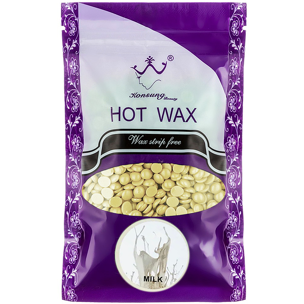 Воск для депиляции в гранулах Konsung Beauty Hot Wax Milk (молоко) 100 г - Фото 1 Воск для депиляции в гранулах Konsung Beauty Hot Wax Milk (молоко) 100 г - изображение 1
