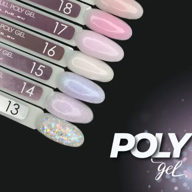 Полигель для наращивания Moon Full Poly Gel №17, 15 мл - изображение 2