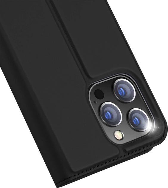 Etui z klapką Dux Ducis Skin Pro do iPhone 15 Pro Max Black (6934913025444) - obraz 6