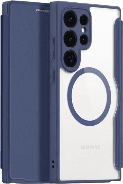 Etui z klapką Dux Ducis Skin X Pro do Samsung Galaxy S24 Ultra z magnetycznym ringiem Blue (6934913021699) - obraz 1