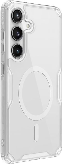 Etui Nillkin Nature Pro pancerne z magnetycznym ringiem do Samsung Galaxy S24 White (6902048272828) - obraz 2